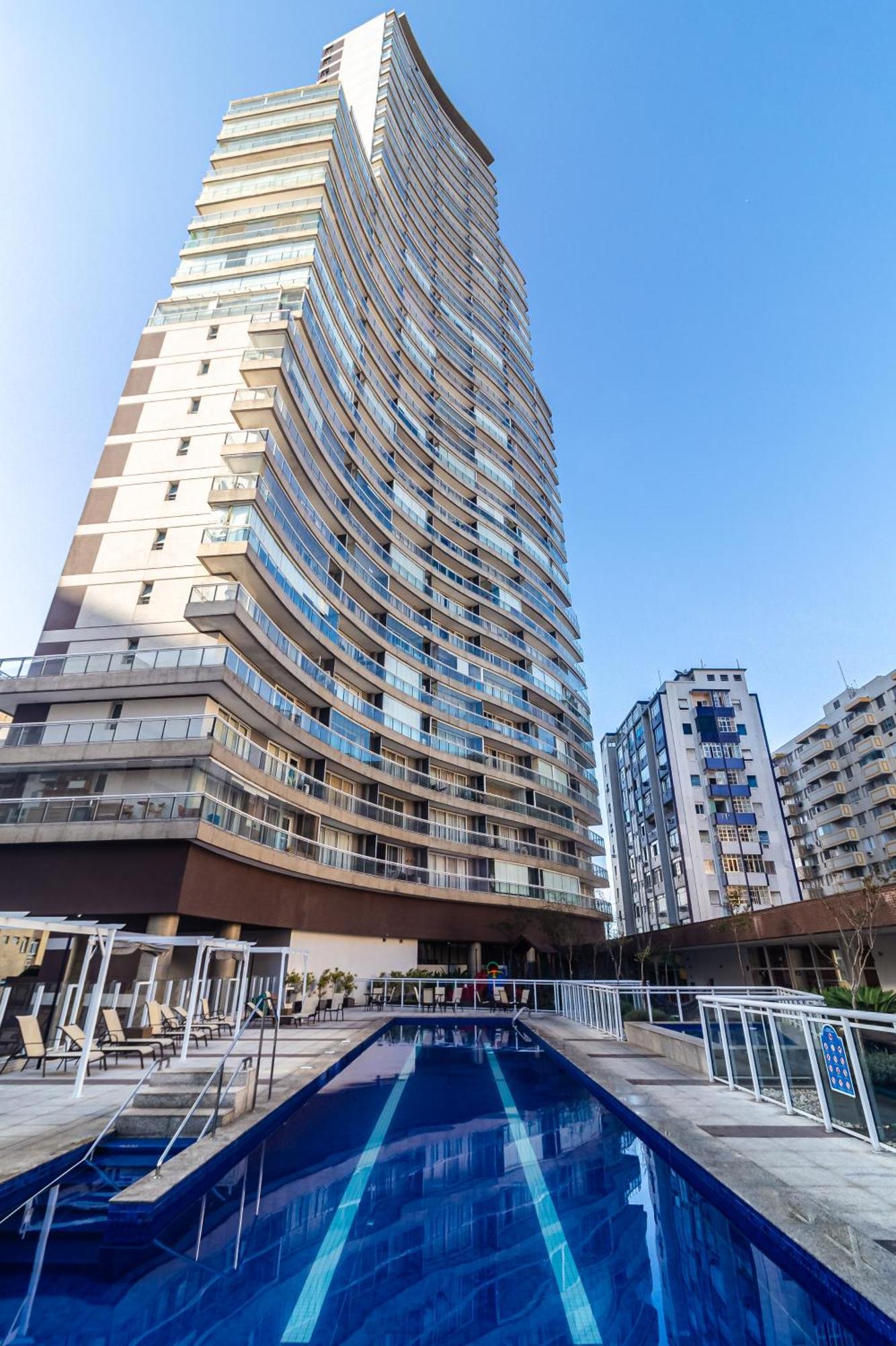 Ap Ocean Unlimited - Vista Panoramica Da De No Unlimited Apartment Santos (Sao Paulo)