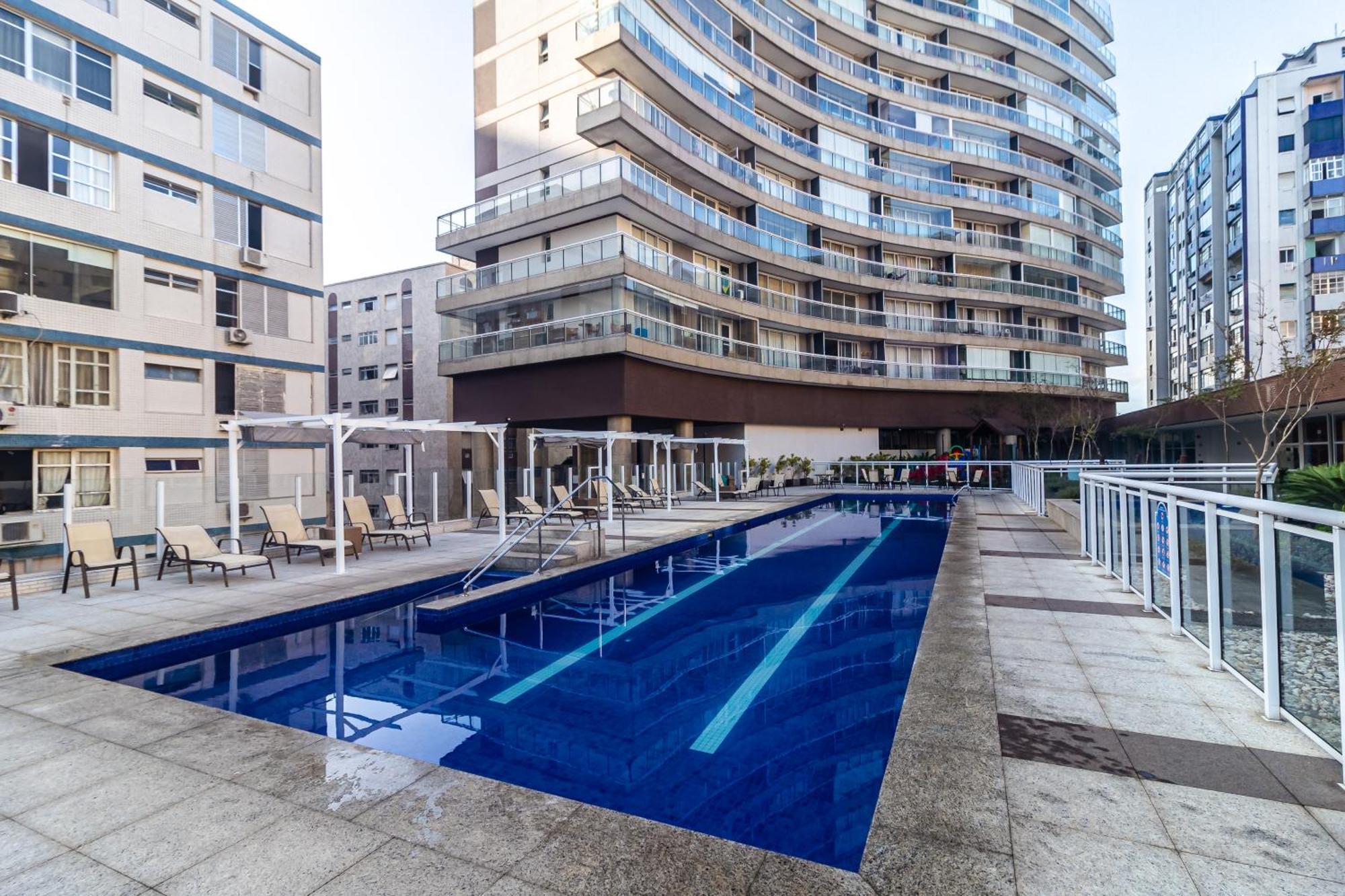 Ap Ocean Unlimited - Vista Panoramica Da De No Unlimited Apartment Santos (Sao Paulo)