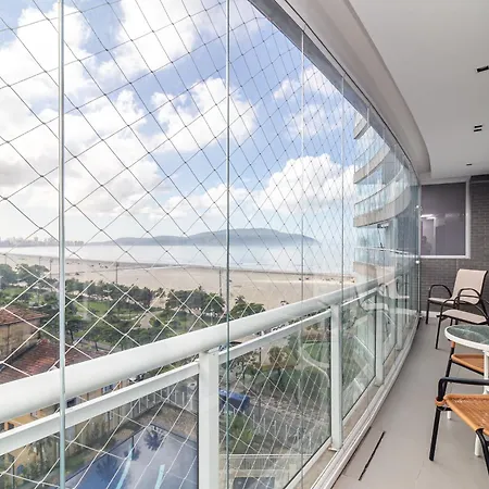 Ap Ocean Unlimited - Vista Panoramica Da Praia De Santos No Unlimited Exterior photo